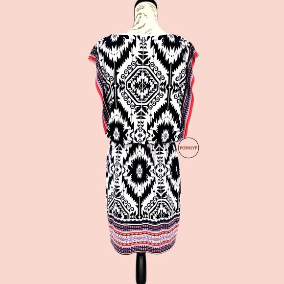 Dressbarn Sleeveless Elastic Waist Dress Size 10 - Picture 4 of 7